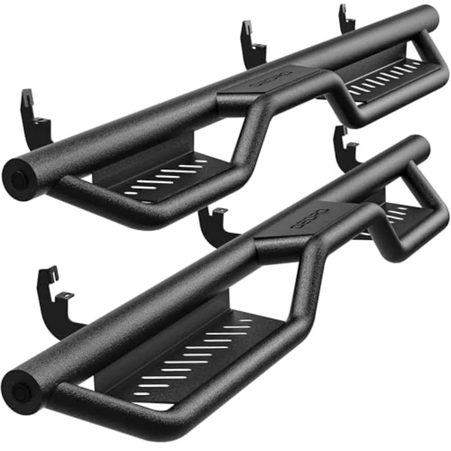 Running Boards Compatible with 2015-2026 Chevy Colorado/GMC Canyon Crew Cab Carbon Steel Side Steps Bolt-On Nerf Bars with Two
Running Boards Compatible with 2015-2026 Chevy Colorado/GMC Canyon Crew Cab Carbon Steel Side Steps Bolt-On Nerf Bars with Two