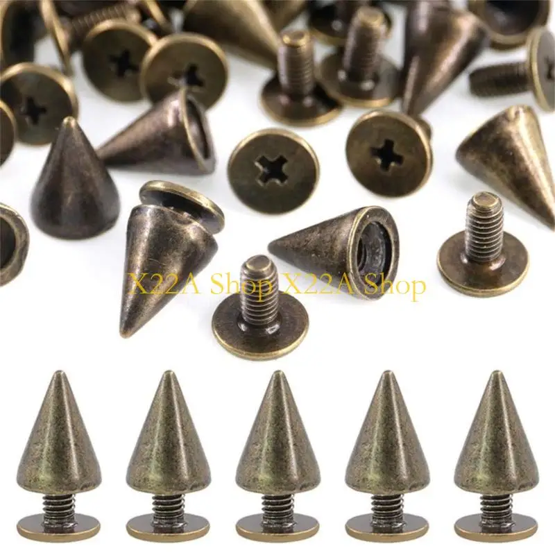 Unique 100pcs Elegant Punk Studs Portable for Clothing Shoes and Leather Accessories
Unique 100pcs Elegant Punk Studs Portable for Clothing Shoes and Leather Accessories