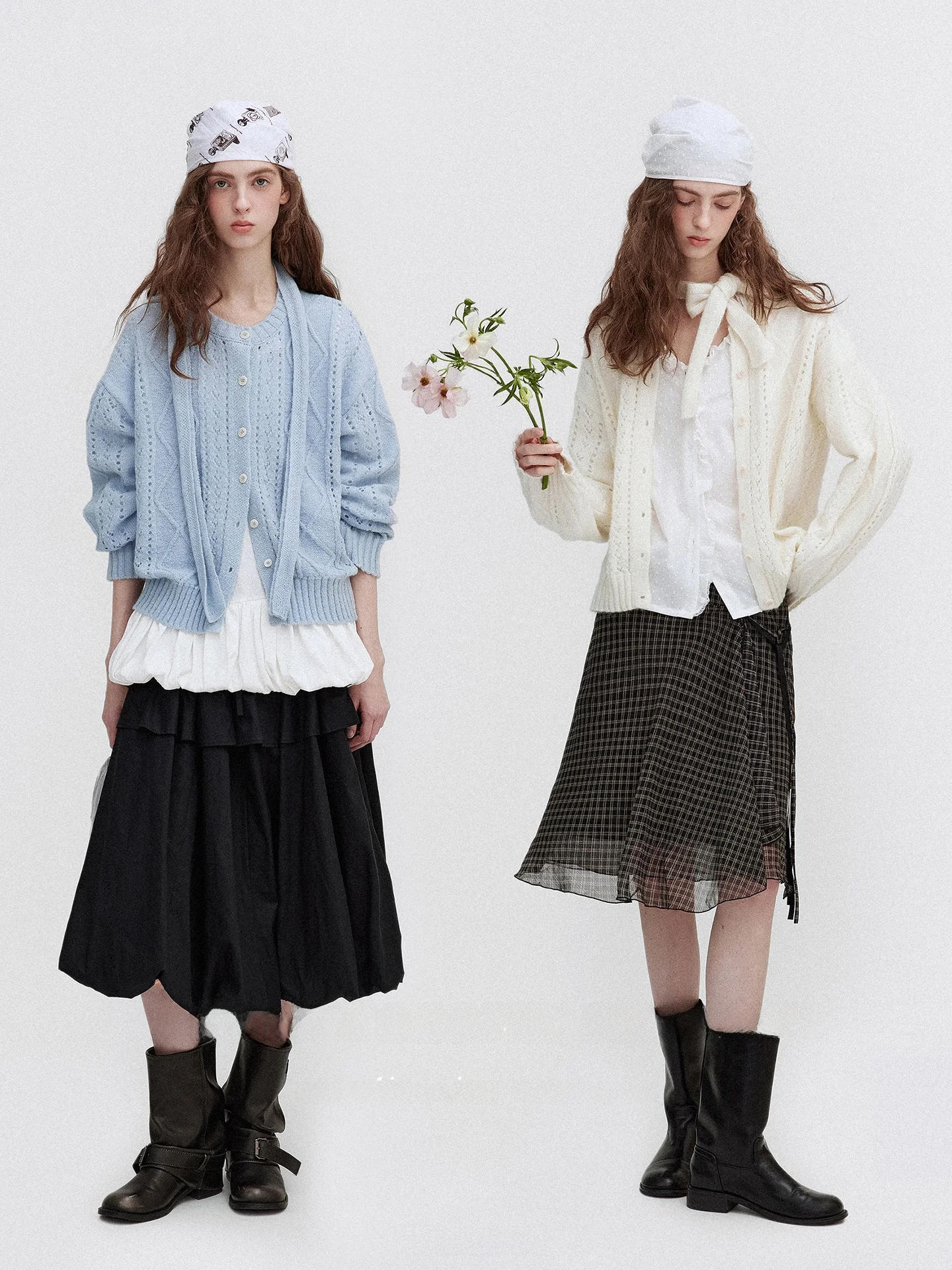 Romantic Tea Rose Vintage Wool And Cashmere Blend Hollow out Design Sash Women's Open Cardigan Long Sleeve Commute Style
Romantic Tea Rose Vintage Wool And Cashmere Blend Hollow out Design Sash Women's Open Cardigan Long Sleeve Commute Style