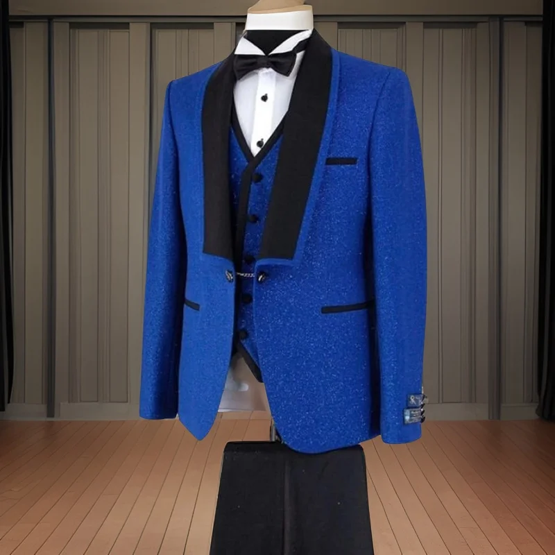Shiny Slim Fit Men Suits Shawl Lapel Wedding Groom Tuxedo Formal Male Fashion Suit for Party Prom 2024 Custom Made Costume
Shiny Slim Fit Men Suits Shawl Lapel Wedding Groom Tuxedo Formal Male Fashion Suit for Party Prom 2024 Custom Made Costume