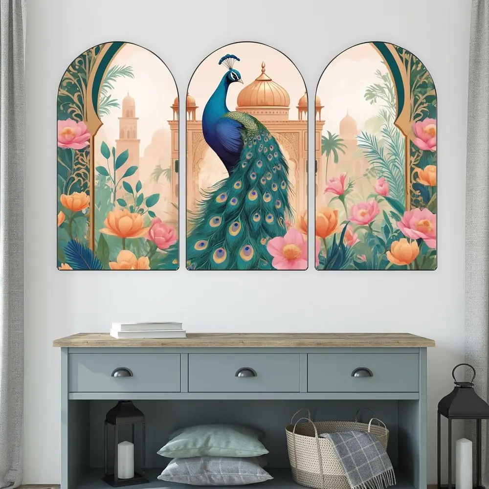 Set of 3 Peacock Wall Paintings for Home, Living Room, Bedroom, Hotels - Large 50 x 30 Decorative Art
Set of 3 Peacock Wall Paintings for Home, Living Room, Bedroom, Hotels - Large 50 x 30 Decorative Art