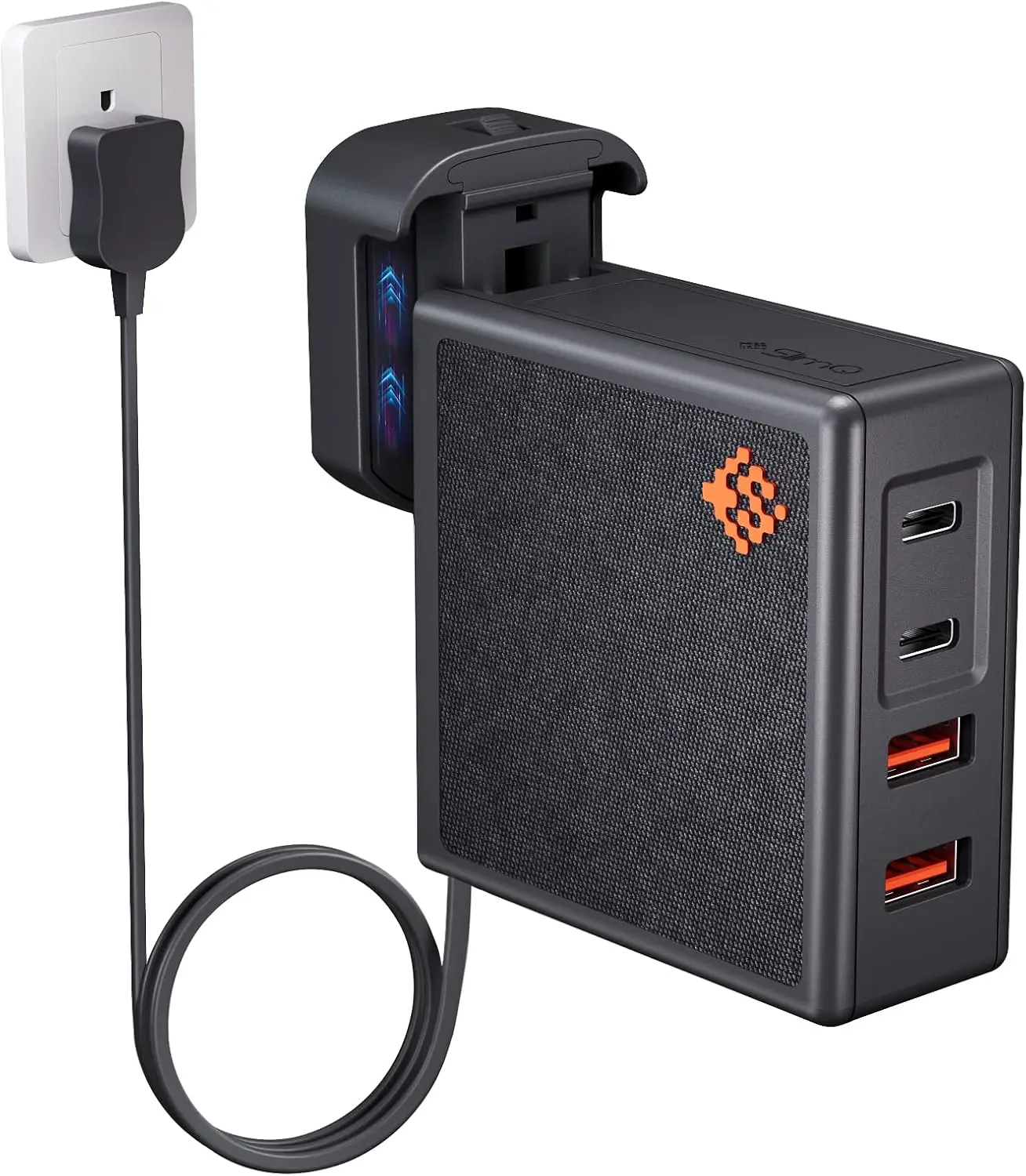 100W 4-Port USB-C Fast Charger: Compact PD Wall Adapter for MacBook, Surface, Lenovo with 5ft Cable
100W 4-Port USB-C Fast Charger: Compact PD Wall Adapter for MacBook, Surface, Lenovo with 5ft Cable