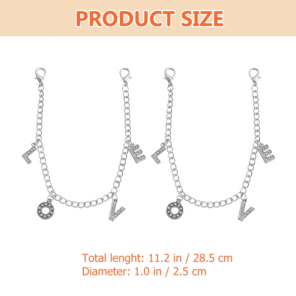 1 Pair Metal Rhinestones Shoe Chain Decor For Women Teens Girls Durable Fashionable Boot Sandal Sneaker Chains
1 Pair Metal Rhinestones Shoe Chain Decor For Women Teens Girls Durable Fashionable Boot Sandal Sneaker Chains
