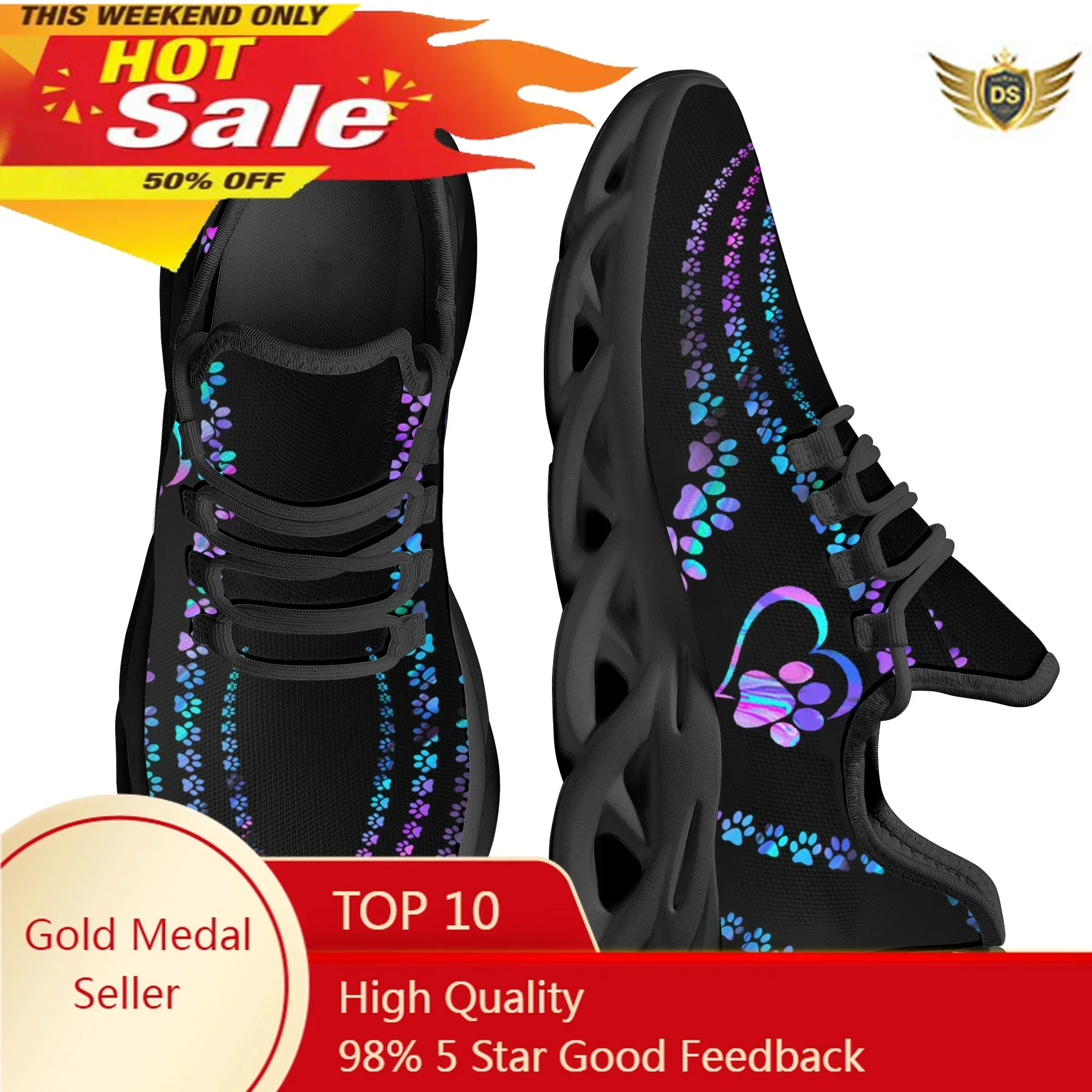 Cool Dog Footprint Camouflage Printing Flat Shoes For Women Breathable Soft Sneakers Lace Up Casual Platform Zapatos
Cool Dog Footprint Camouflage Printing Flat Shoes For Women Breathable Soft Sneakers Lace Up Casual Platform Zapatos