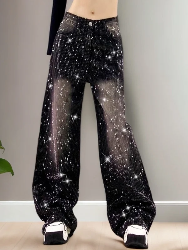 Faionable 2026, женские прямые широкие джинсы с высокой талией, цветные универсальные повседневные джинсы с высокой талией и принтом звезд
Faionable 2026, женские прямые широкие джинсы с высокой талией, цветные универсальные повседневные джинсы с высокой талией и принтом звезд