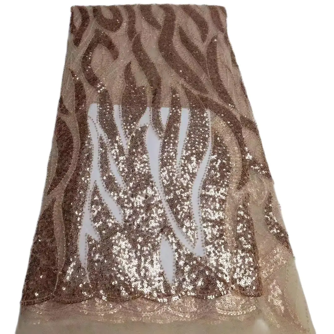 Latest Luxury Sequence Beaded Embroidered African Tulle Lace French Lace For Nigeria Wedding Dresses 5 Yards
Latest Luxury Sequence Beaded Embroidered African Tulle Lace French Lace For Nigeria Wedding Dresses 5 Yards