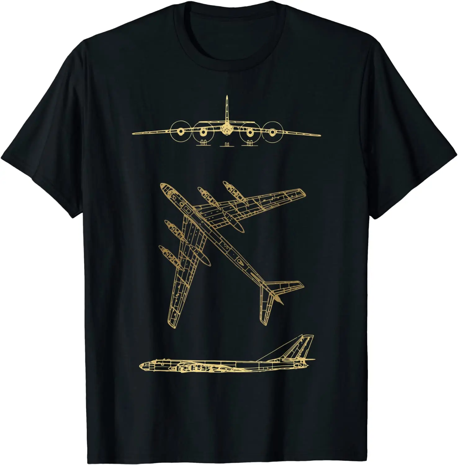 Tu-95 Russian Plane Warbird Blueprint Schematics Diagram Men T-Shirt Short Sleeve Casual Cotton O-Neck Summer Shirt
Tu-95 Russian Plane Warbird Blueprint Schematics Diagram Men T-Shirt Short Sleeve Casual Cotton O-Neck Summer Shirt