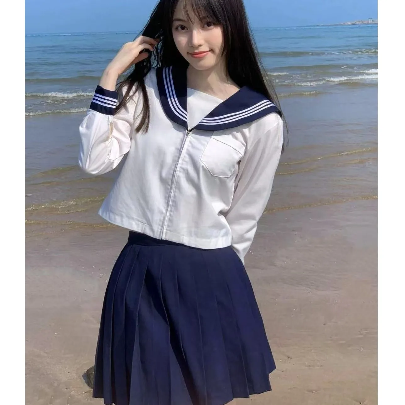 plus Size JK Uniform Shirt Short Sleeve Versatile College Style Summer Short Skirt School Uniform Feel Polyester Fiber C...
plus Size JK Uniform Shirt Short Sleeve Versatile College Style Summer Short Skirt School Uniform Feel Polyester Fiber C...