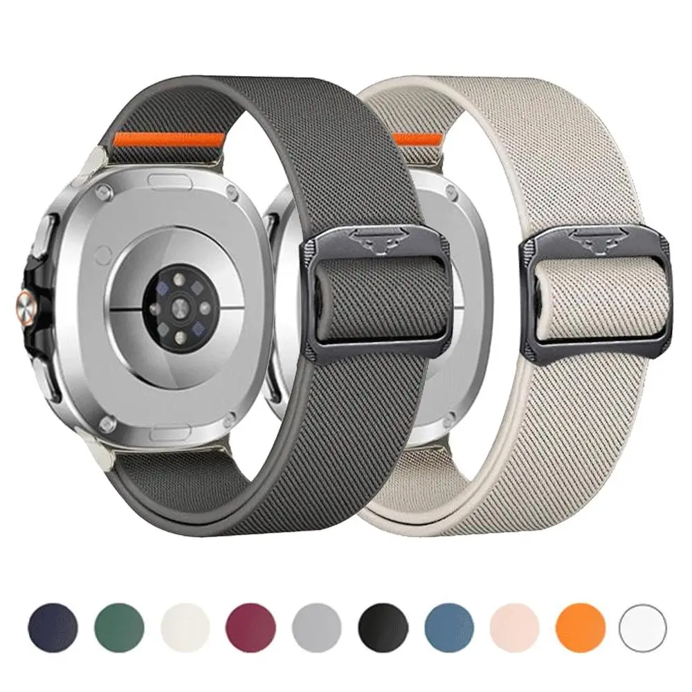Nylon Sport Band for Samsung Galaxy Watch 8 44mm 40mm Watch 8 Classic Adjustable Replacement Bracelet Strap Accessories
Nylon Sport Band for Samsung Galaxy Watch 8 44mm 40mm Watch 8 Classic Adjustable Replacement Bracelet Strap Accessories