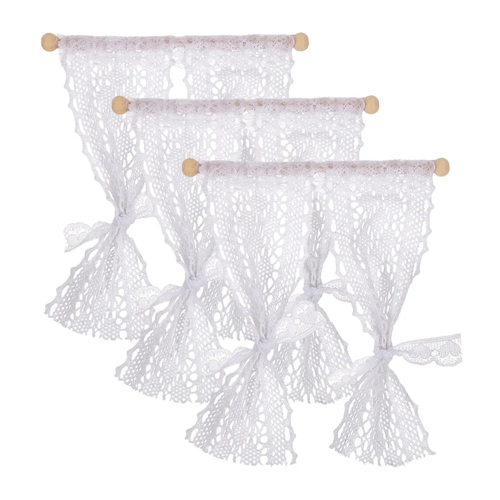 3 Pcs Model Simulation Mini Lace Curtain Curtains for House Accessories Door Landscaping Prop Window Models
3 Pcs Model Simulation Mini Lace Curtain Curtains for House Accessories Door Landscaping Prop Window Models