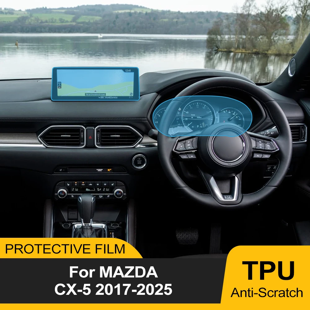 Pre-cut TPU Dashboard Screen Protector Film for Mazda CX-5 CX5 2017-2024 Anti-Scratch Transparent GPS Navigation PPF Sticker
Pre-cut TPU Dashboard Screen Protector Film for Mazda CX-5 CX5 2017-2024 Anti-Scratch Transparent GPS Navigation PPF Sticker