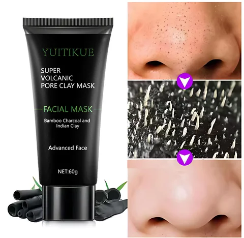 Volcanic Clay Mask - Contains niacinamide, glycerin, hyaluronic acid, lactic acid, moisturizing and oil control, cleansing the f