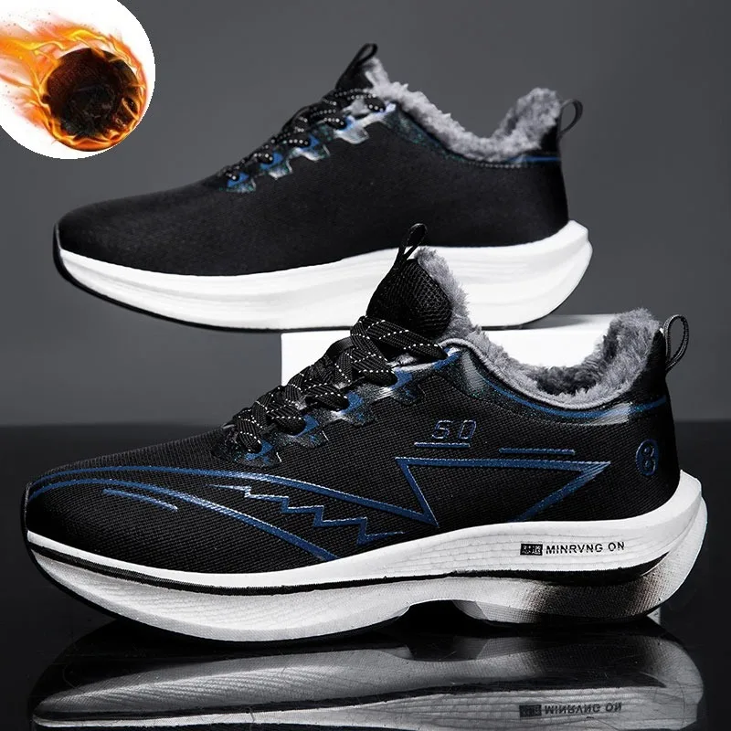 Winter Velvet Men's and Women's Running Shoes Cushioned and Shock-absorbing Sports Shoes Lightweight Anti Slip Training Shoes
Winter Velvet Men's and Women's Running Shoes Cushioned and Shock-absorbing Sports Shoes Lightweight Anti Slip Training Shoes