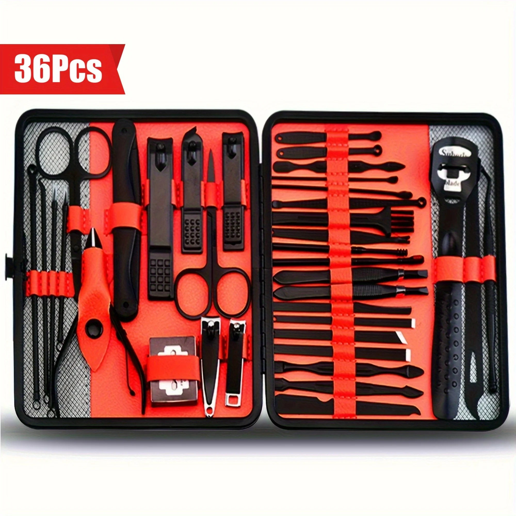 Professional Manicure And Pedicure 36 Pcs Set with Stainless Steel Nail Clippers Cuticle Clippers And Travel Case
Professional Manicure And Pedicure 36 Pcs Set with Stainless Steel Nail Clippers Cuticle Clippers And Travel Case
