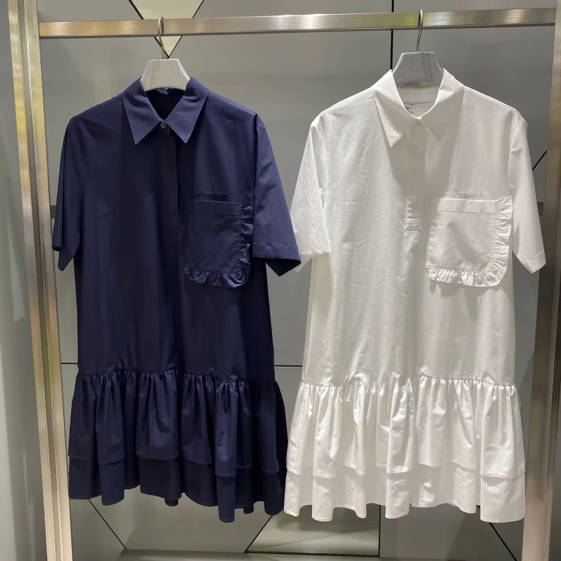 MICOAT Luy Anti-Aging College Sle Summer irt Collar Gored Skirt Hem Dr Selfwill A-Line Dr Casual Loose Waist
MICOAT Luy Anti-Aging College Sle Summer irt Collar Gored Skirt Hem Dr Selfwill A-Line Dr Casual Loose Waist