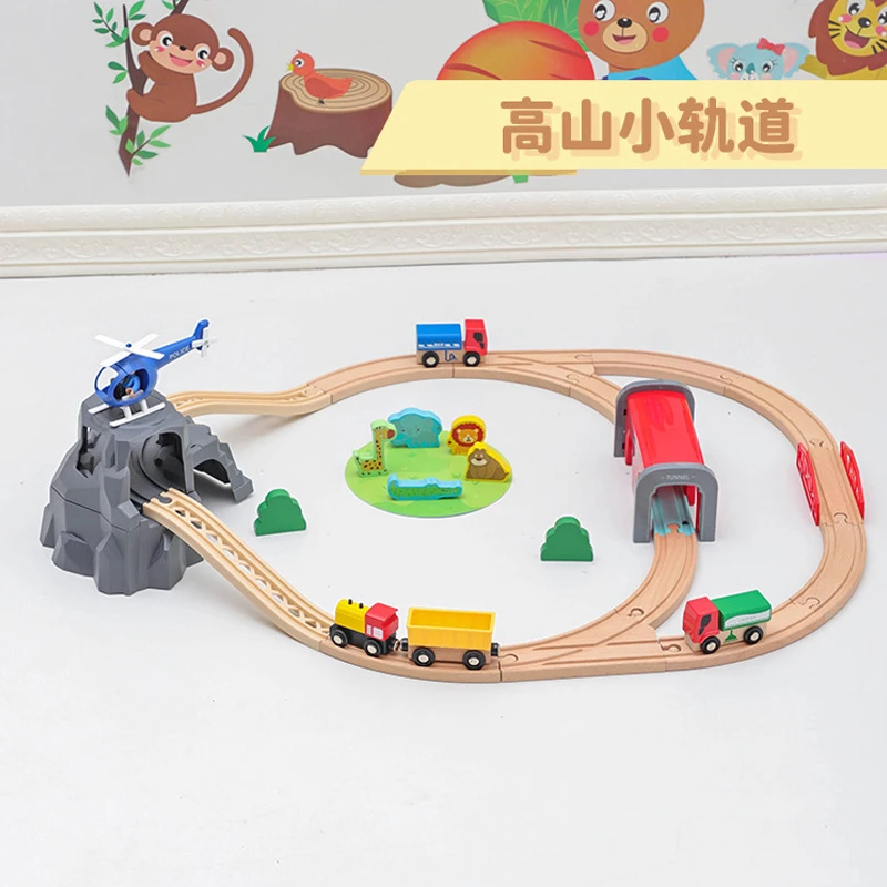 Cave Tunnel Small Track Set, Wooden Track Scene Magnetic Small Train Airplane Children's Toy Set Gift,XT281
Cave Tunnel Small Track Set, Wooden Track Scene Magnetic Small Train Airplane Children's Toy Set Gift,XT281