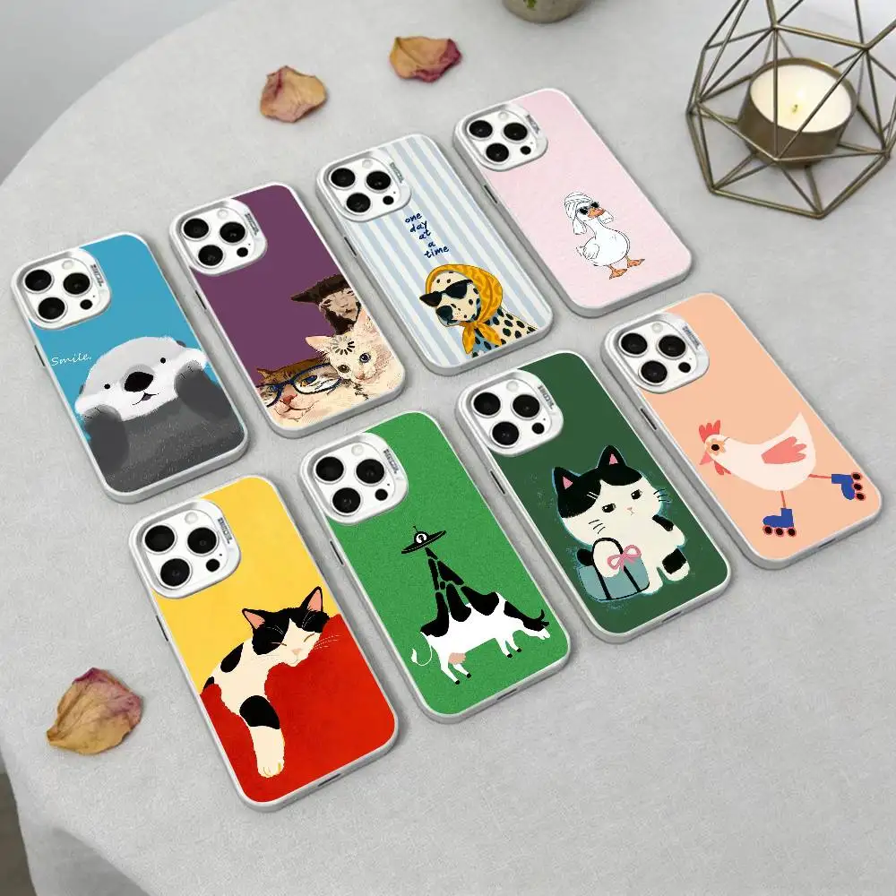 Cute Funny animals Phone Case For iPhone17, 16,15,14,13,12 Pro Max Black Candy Matte Shockproof Cover
Cute Funny animals Phone Case For iPhone17, 16,15,14,13,12 Pro Max Black Candy Matte Shockproof Cover