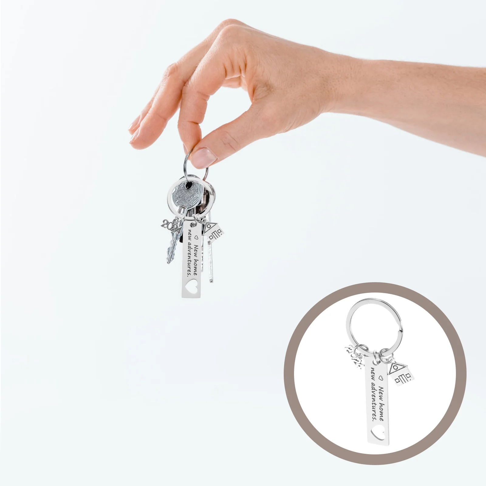 2024 Housewarming Decorations Bag Ornament Pendants Chains Gift for Families Metal Rings
2024 Housewarming Decorations Bag Ornament Pendants Chains Gift for Families Metal Rings