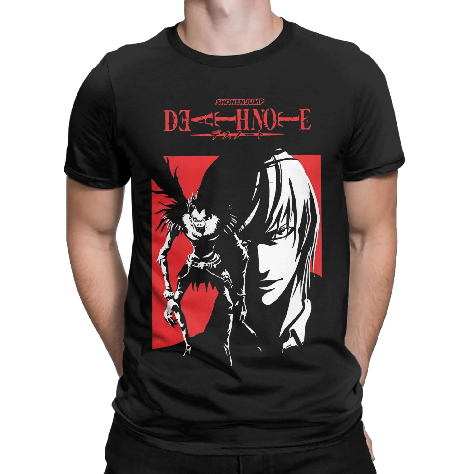 Мужская и женская футболка с графическим принтом Light Yagami Death Note Horror Manga, хлопковые футболки, одежда
Мужская и женская футболка с графическим принтом Light Yagami Death Note Horror Manga, хлопковые футболки, одежда