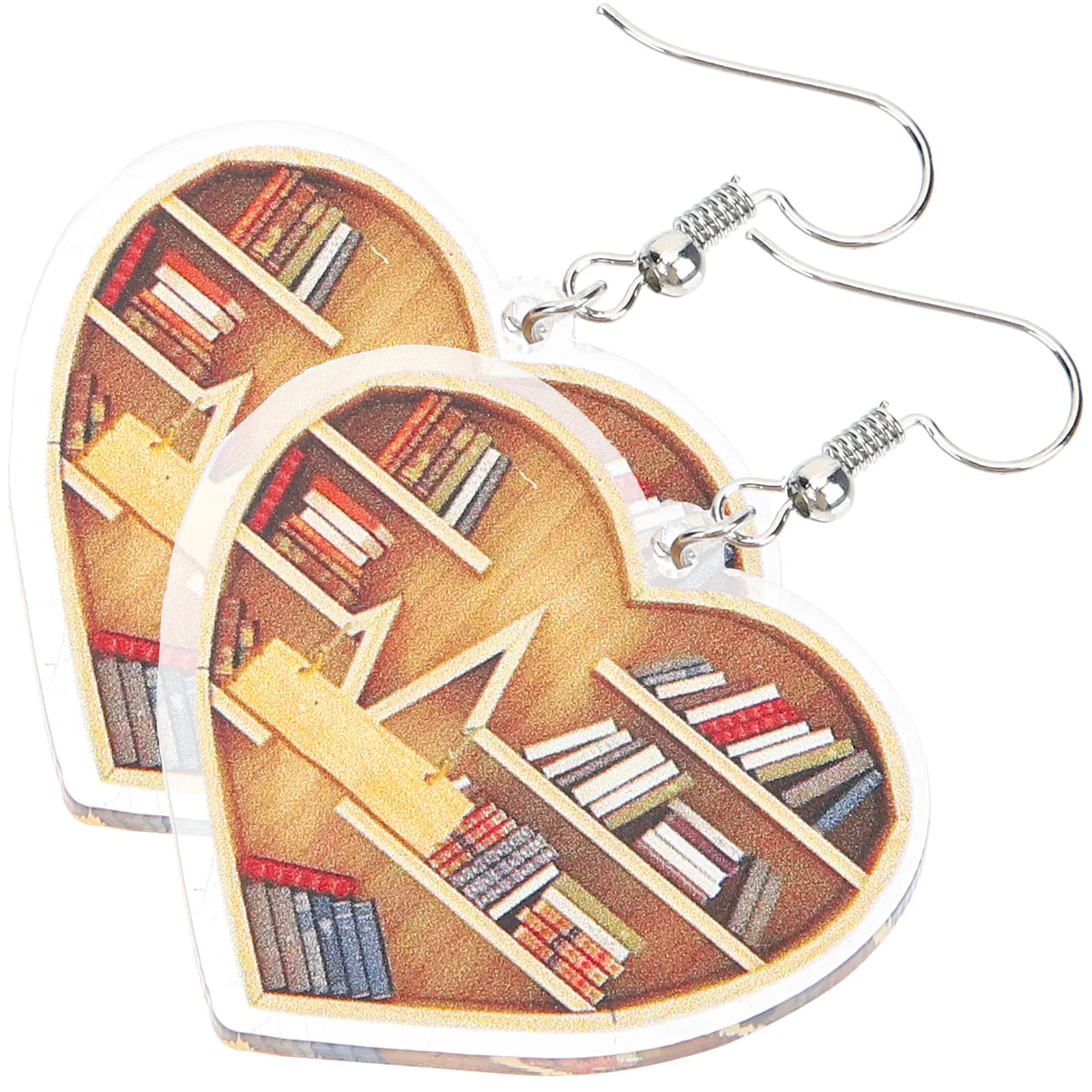 Heart Shaped Dangle Earrings Acrylic Material Women Teacher Gift Comfortable Valentines Statement Trendy Accessories
Heart Shaped Dangle Earrings Acrylic Material Women Teacher Gift Comfortable Valentines Statement Trendy Accessories