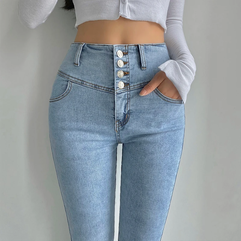 High Waist Slim Fit Elastic Ankle Jeans Pencil Pants Women's Autumn Fashion Casual Long Trousers Body Shaping Leggings
High Waist Slim Fit Elastic Ankle Jeans Pencil Pants Women's Autumn Fashion Casual Long Trousers Body Shaping Leggings