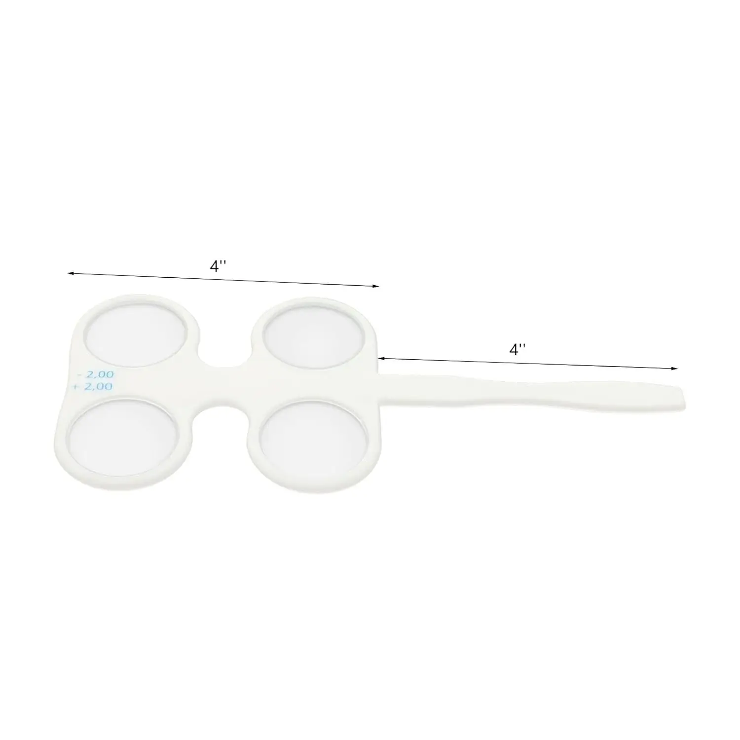 4 Units Optical Flipper Optometry Plastic Flip Trial Lens Confirmation Ophthalmic Flipper Optical Instruments