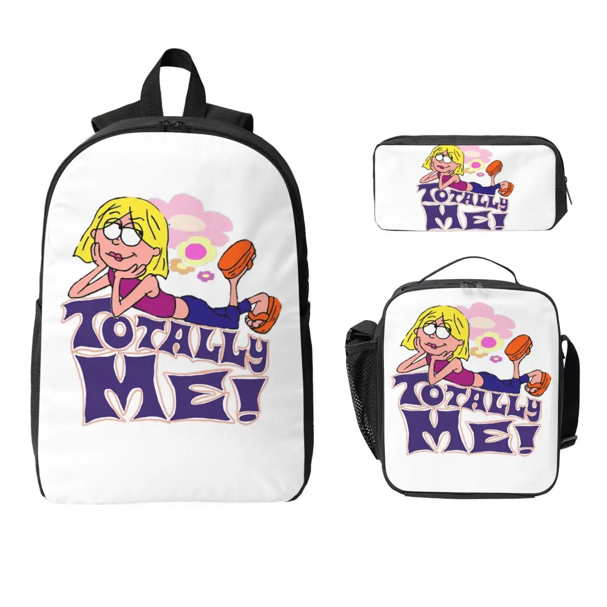 Lizzie Mcguire Cartoon Backpack Student Boys Girls BookBag School Bag Computer Shoulder Bags 3ps Insulated Lunch Bag Pencil Case
Lizzie Mcguire Cartoon Backpack Student Boys Girls BookBag School Bag Computer Shoulder Bags 3ps Insulated Lunch Bag Pencil Case