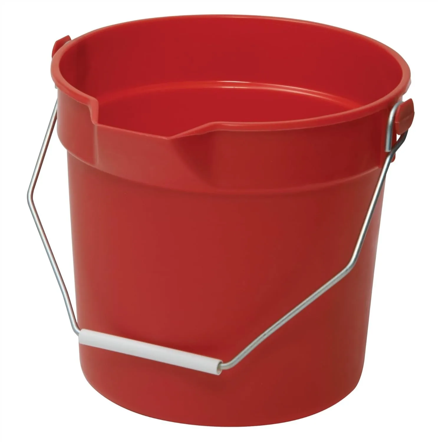Heavy-Duty Plastic Bucket with Pour Spout, 10 Quart Utility Pail for Cleaning & Mopping, Red
Heavy-Duty Plastic Bucket with Pour Spout, 10 Quart Utility Pail for Cleaning & Mopping, Red