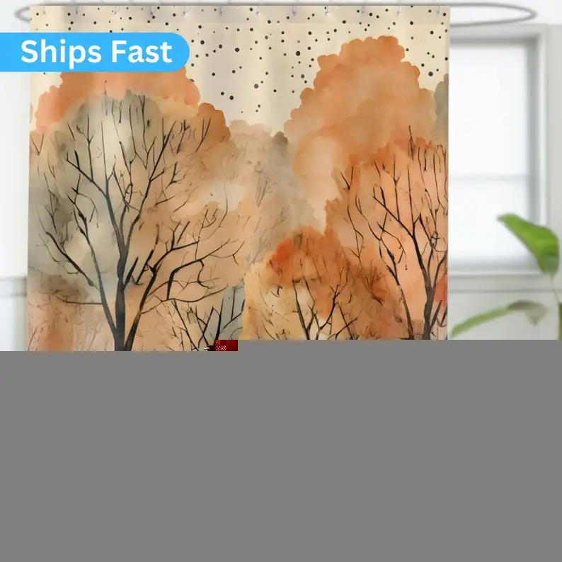 Watercolor Maple Shower Curtains Home Decor Bathroom Design Forest Background
Watercolor Maple Shower Curtains Home Decor Bathroom Design Forest Background