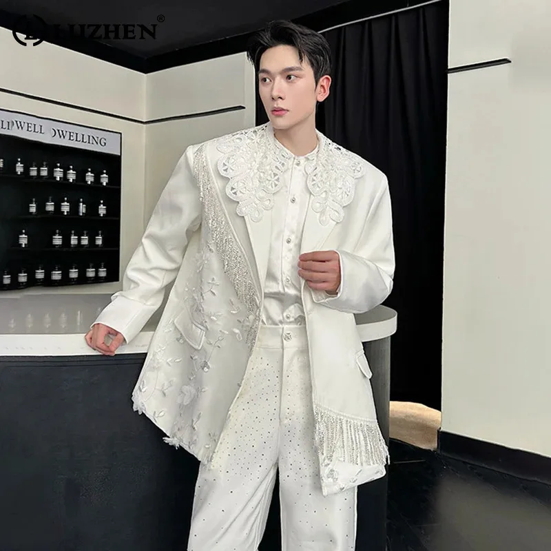 LUZHEN 2025 Autumn New Personalized Pattern Patchwork Design Tassel Blazer Coat Men Fashion Luxury Elegant Casual Jacket JY4567
LUZHEN 2025 Autumn New Personalized Pattern Patchwork Design Tassel Blazer Coat Men Fashion Luxury Elegant Casual Jacket JY4567
