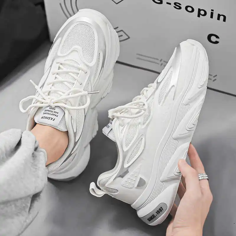 Thick-heeled Round Foot Golf Shoes Back Walking Men's Basketball 45 High Quality Sneakers For Men Sport Small Price Outings
Thick-heeled Round Foot Golf Shoes Back Walking Men's Basketball 45 High Quality Sneakers For Men Sport Small Price Outings