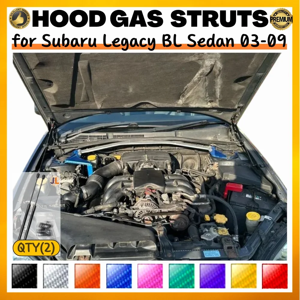 Qty(2) Hood Struts for Subaru Legacy (BL) Sedan 2003-2009 Front Bonnet Modify Lift Supports Dampers Gas Springs Shock Absorbers
Qty(2) Hood Struts for Subaru Legacy (BL) Sedan 2003-2009 Front Bonnet Modify Lift Supports Dampers Gas Springs Shock Absorbers
