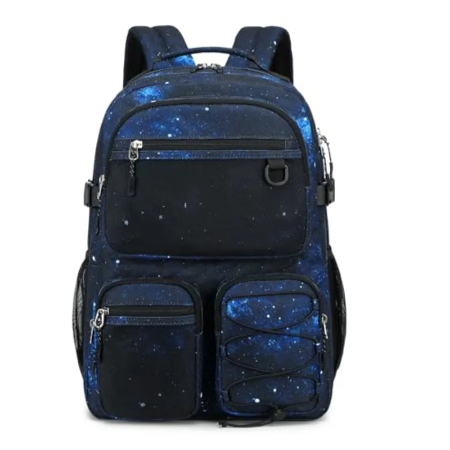 Multi-Pocket Backpack for Travel College, Heavy Duty Big Bookbag with 15.6 inch Laptop Compartment
Multi-Pocket Backpack for Travel College, Heavy Duty Big Bookbag with 15.6 inch Laptop Compartment
