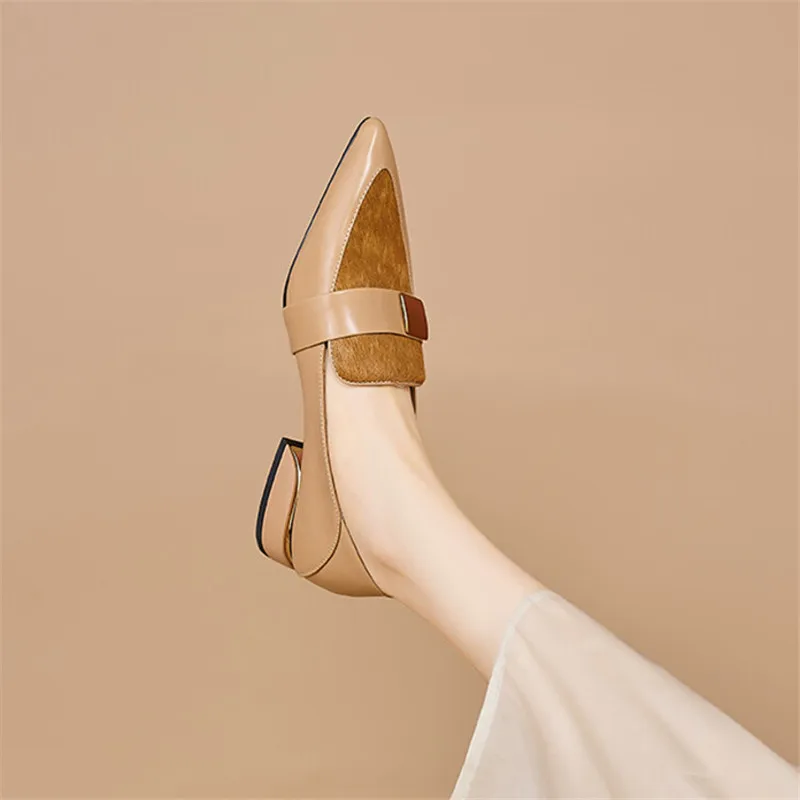 2023 New Spring/Autumn Women Pumps Vintage Deep Cut Pointed Toe Loafers Low Heels Shoes for Women Ladies Shoes Zapatos De Mujer
2023 New Spring/Autumn Women Pumps Vintage Deep Cut Pointed Toe Loafers Low Heels Shoes for Women Ladies Shoes Zapatos De Mujer