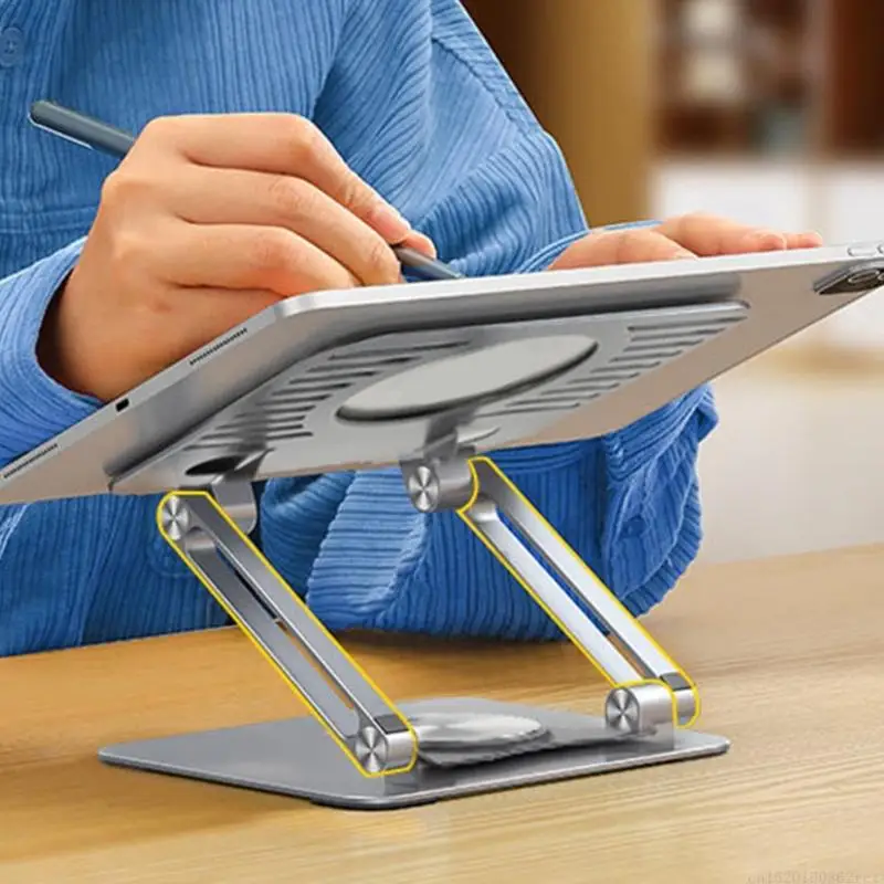 D5BB Sturdy Metal Tablets Stand Foldable Adjustable Rotatable Holder for 4-12.9inch Tablets Phones Desktop Use Entertainment
D5BB Sturdy Metal Tablets Stand Foldable Adjustable Rotatable Holder for 4-12.9inch Tablets Phones Desktop Use Entertainment