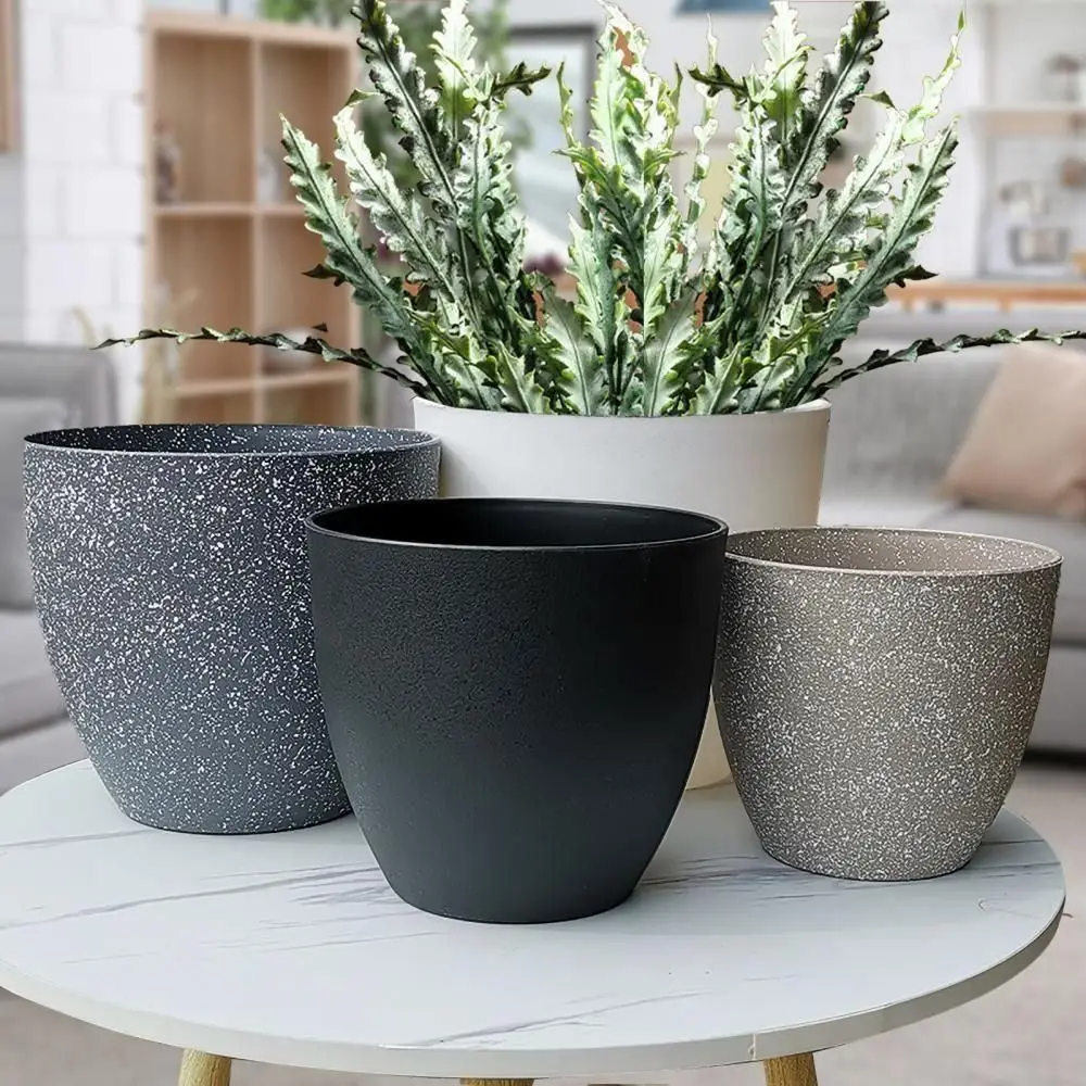 Plastic Bonsai Flowerpot Large-capacity Frosted Succulent Flowerpot Imitation Stone Plant Growth Cultivation Pot for Home
Plastic Bonsai Flowerpot Large-capacity Frosted Succulent Flowerpot Imitation Stone Plant Growth Cultivation Pot for Home