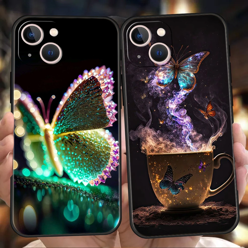 Luxury Butterfly Glitter Clear Phone Case Cover for iPhone 16 15 14 13 12 Pro Max 11 Pro Max 7 8 Plus XS XR Soft TPU Shell Capas
Luxury Butterfly Glitter Clear Phone Case Cover for iPhone 16 15 14 13 12 Pro Max 11 Pro Max 7 8 Plus XS XR Soft TPU Shell Capas