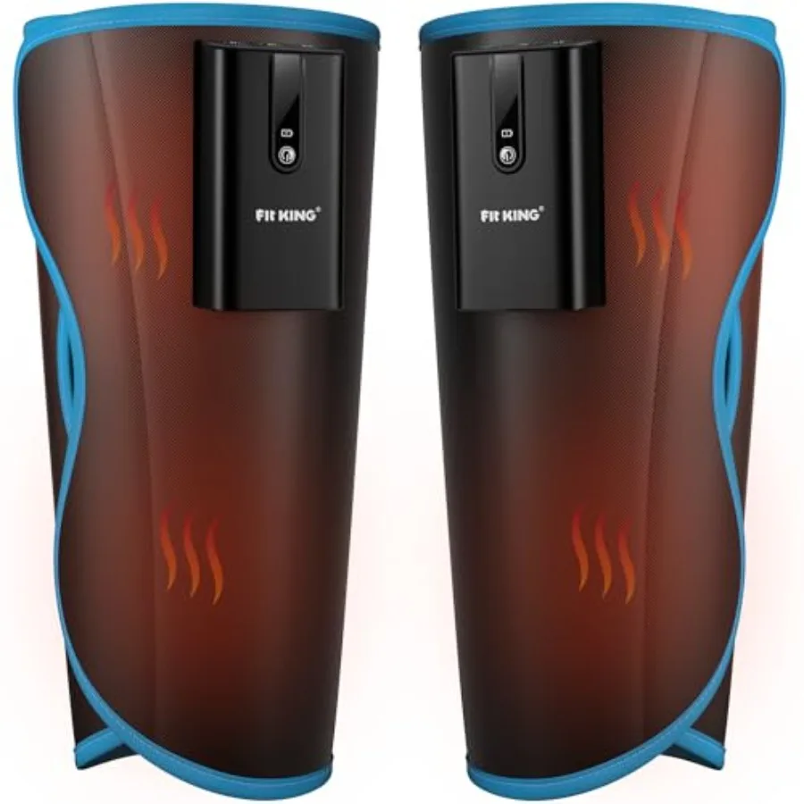 Cordless Calf Massager with Heat Compression Rechargeable Leg Massager for Circulation Edema RLS Pain Relief 3 Heat Levels 3 Mo
Cordless Calf Massager with Heat Compression Rechargeable Leg Massager for Circulation Edema RLS Pain Relief 3 Heat Levels 3 Mo