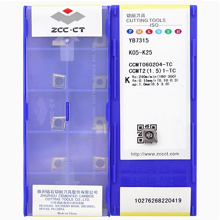 CCMT060204-TC YB7315 CCMT21.51 ZCC.CT YB7315 CCMT060204-TC CNC carbide inserts turning inserts For Cast iron K05-K25 10pcs/box
CCMT060204-TC YB7315 CCMT21.51 ZCC.CT YB7315 CCMT060204-TC CNC carbide inserts turning inserts For Cast iron K05-K25 10pcs/box