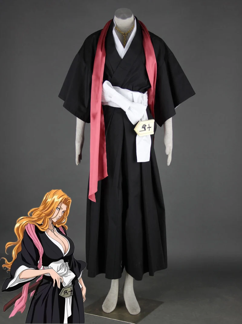 Anime Bleach Gotei 13 The 10th Division Assistant Captain Matsumoto Rangiku Cosplay Costumes Battle Uniform Halloween Suit
Anime Bleach Gotei 13 The 10th Division Assistant Captain Matsumoto Rangiku Cosplay Costumes Battle Uniform Halloween Suit