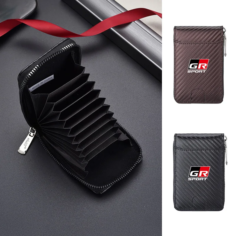 RFID Blocking Card Holder Wallet Money Bag For Toyota GR Yaris Corolla Prius Auris CHR Land Cruiser RAV4 Camry Avalon Avensis
RFID Blocking Card Holder Wallet Money Bag For Toyota GR Yaris Corolla Prius Auris CHR Land Cruiser RAV4 Camry Avalon Avensis