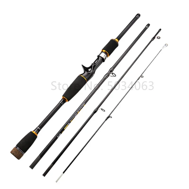 Carbon Fiber Fishing Rod 4 Section Spinning And Casting Pole Fast Bait Rod 1.65m 1.8m Fishing Tackle 2-40g
Carbon Fiber Fishing Rod 4 Section Spinning And Casting Pole Fast Bait Rod 1.65m 1.8m Fishing Tackle 2-40g