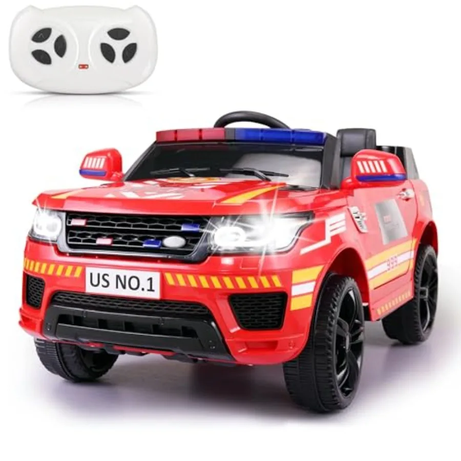 TOBBI Fire Truck Ride on Car for Toddlers Ages 1-6: 12V Electric Battery-Powered Vehicle with Remote Control Bluetooth Siren-Ca
TOBBI Fire Truck Ride on Car for Toddlers Ages 1-6: 12V Electric Battery-Powered Vehicle with Remote Control Bluetooth Siren-Ca