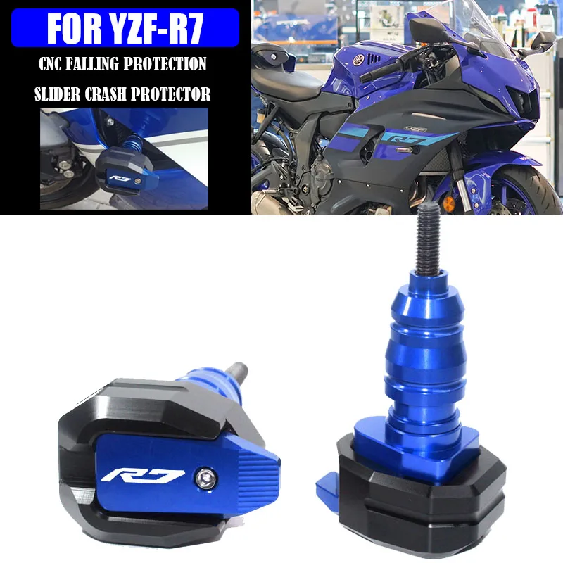 For YZF-R7 YZF R7 YZF R7 2021 2022 Motorcycle CNC Falling Protection Frame Slider Fairing Guard Anti Crash Pad Protector
For YZF-R7 YZF R7 YZF R7 2021 2022 Motorcycle CNC Falling Protection Frame Slider Fairing Guard Anti Crash Pad Protector