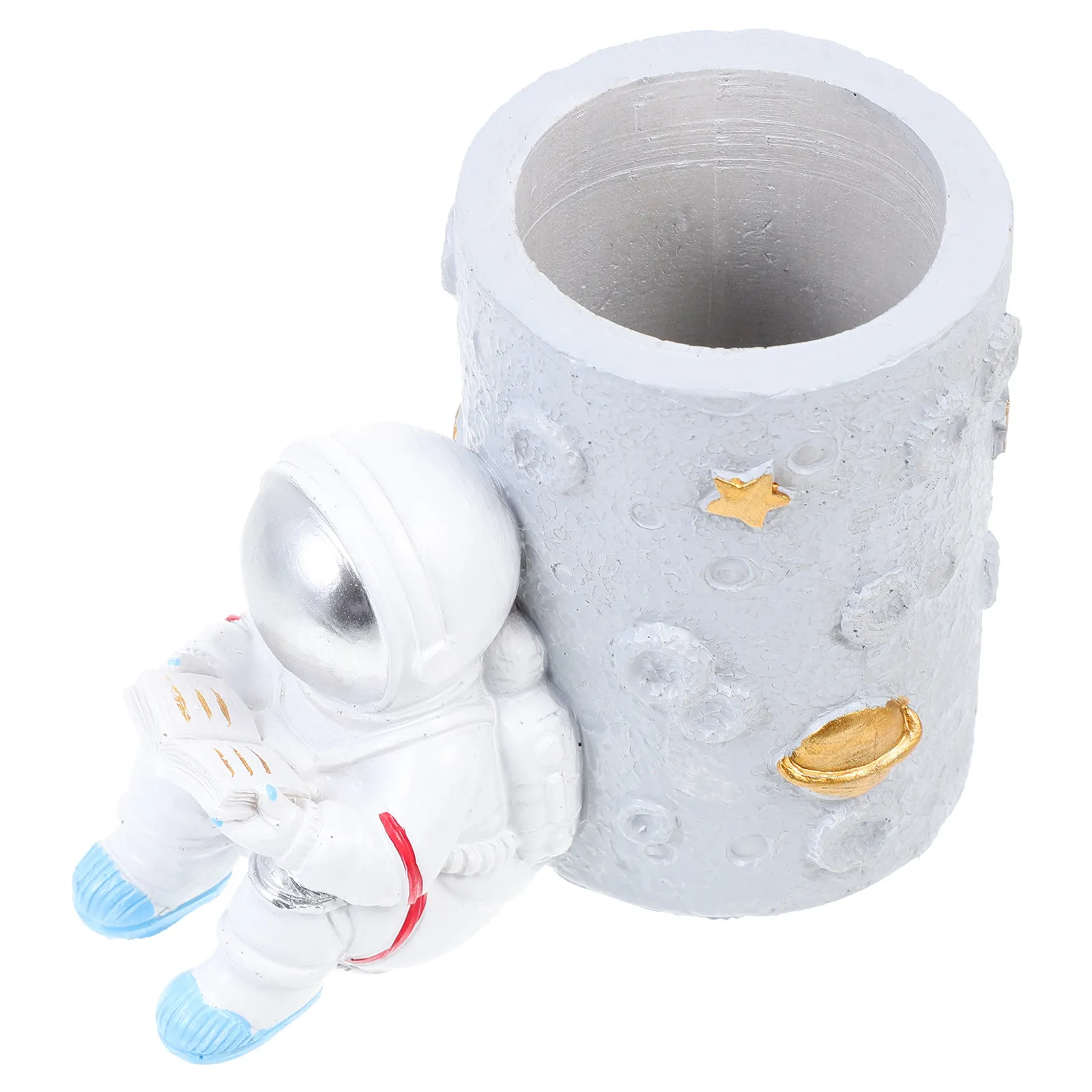 Подставка для ручек в виде космонавта из смолы, креативный настольный органайзер для карандашей, декоративный держатель для канцелярских принадлежностей, офисный органайзер для ручек в виде космонавта
Подставка для ручек в виде космонавта из смолы, креативный настольный органайзер для карандашей, декоративный держатель для канцелярских принадлежностей, офисный органайзер для ручек в виде космонавта