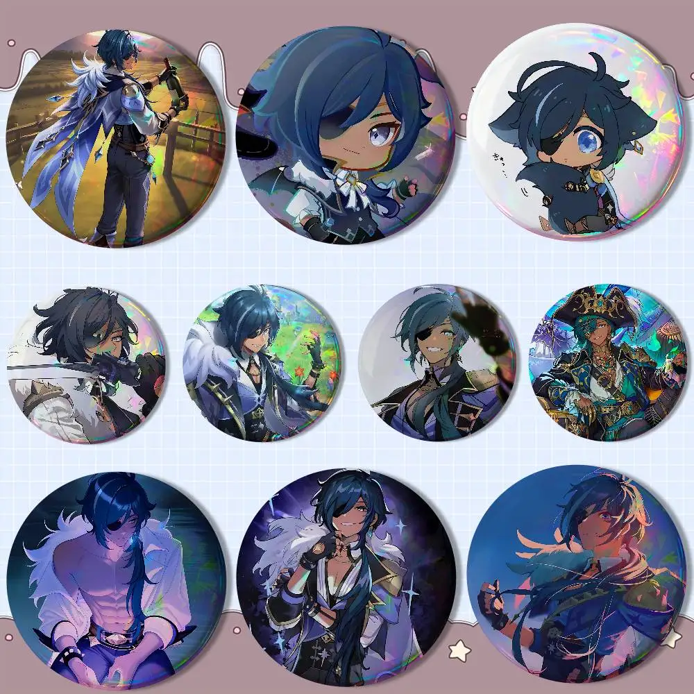 Game Kaeya Genshin Impact Reflective Pin Tinplate Round Brooch Cartoon Cosplay Badges for Bag Hat Toys Gifts
Game Kaeya Genshin Impact Reflective Pin Tinplate Round Brooch Cartoon Cosplay Badges for Bag Hat Toys Gifts