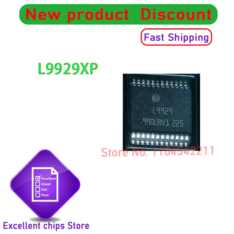 5-20 шт. L9929 L9929XP L9929XPTR SSOP-24 новый оригинальный чип IC в наличии
5-20 шт. L9929 L9929XP L9929XPTR SSOP-24 новый оригинальный чип IC в наличии