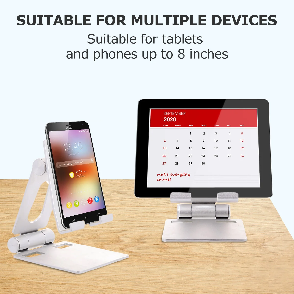 1Pc Multifunction Tablet Phone Holder Foldable Tablet PC Support Desktop Tablet Stand Portable Phone Stand (Silver)
1Pc Multifunction Tablet Phone Holder Foldable Tablet PC Support Desktop Tablet Stand Portable Phone Stand (Silver)