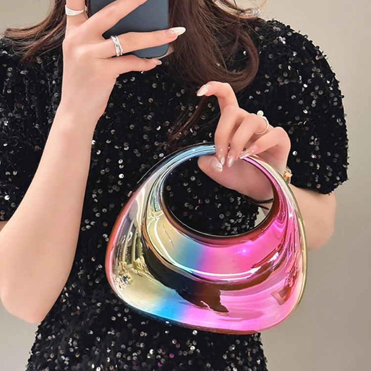 2024 Fashion Trends Colorful PVC Handbags Ladies Acrylic Clutch Purse Luxury Women's Club Bar Party Evening Bag
2024 Fashion Trends Colorful PVC Handbags Ladies Acrylic Clutch Purse Luxury Women's Club Bar Party Evening Bag
