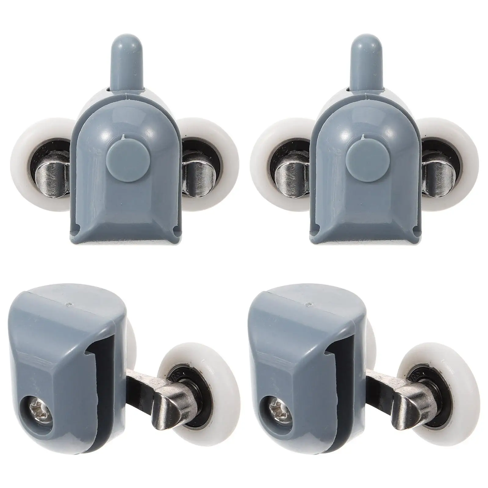 4pcs Glass Door Sliding Rollers Durable Large Flat Wheel Smooth Operation Bathroom Hardware Shower Door Parts Replacement
4pcs Glass Door Sliding Rollers Durable Large Flat Wheel Smooth Operation Bathroom Hardware Shower Door Parts Replacement